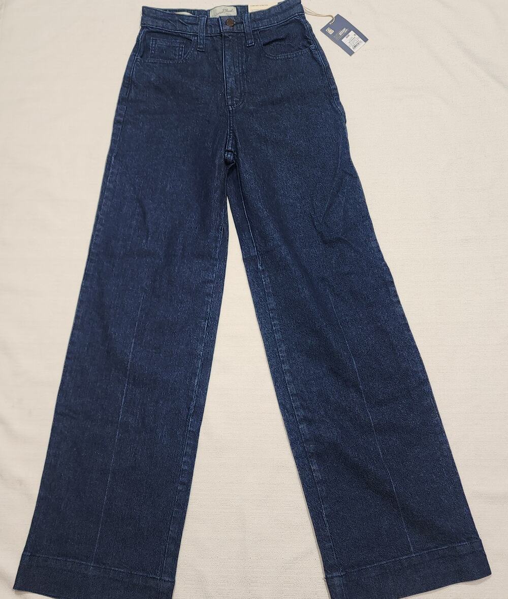 Universal thread high rise fitted hip wide leg W24'' x L42''
